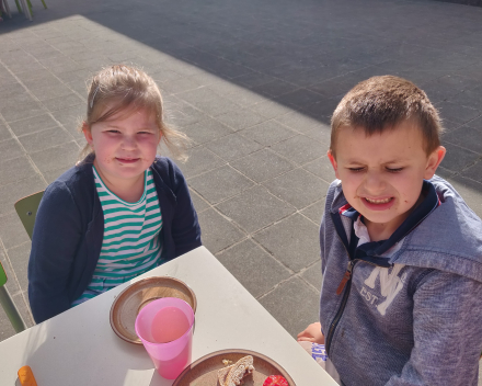 We werden weer heerlijk verwend door de ouderraad met een uitgebreid ontbijt! Dankuwel!👏👏👏